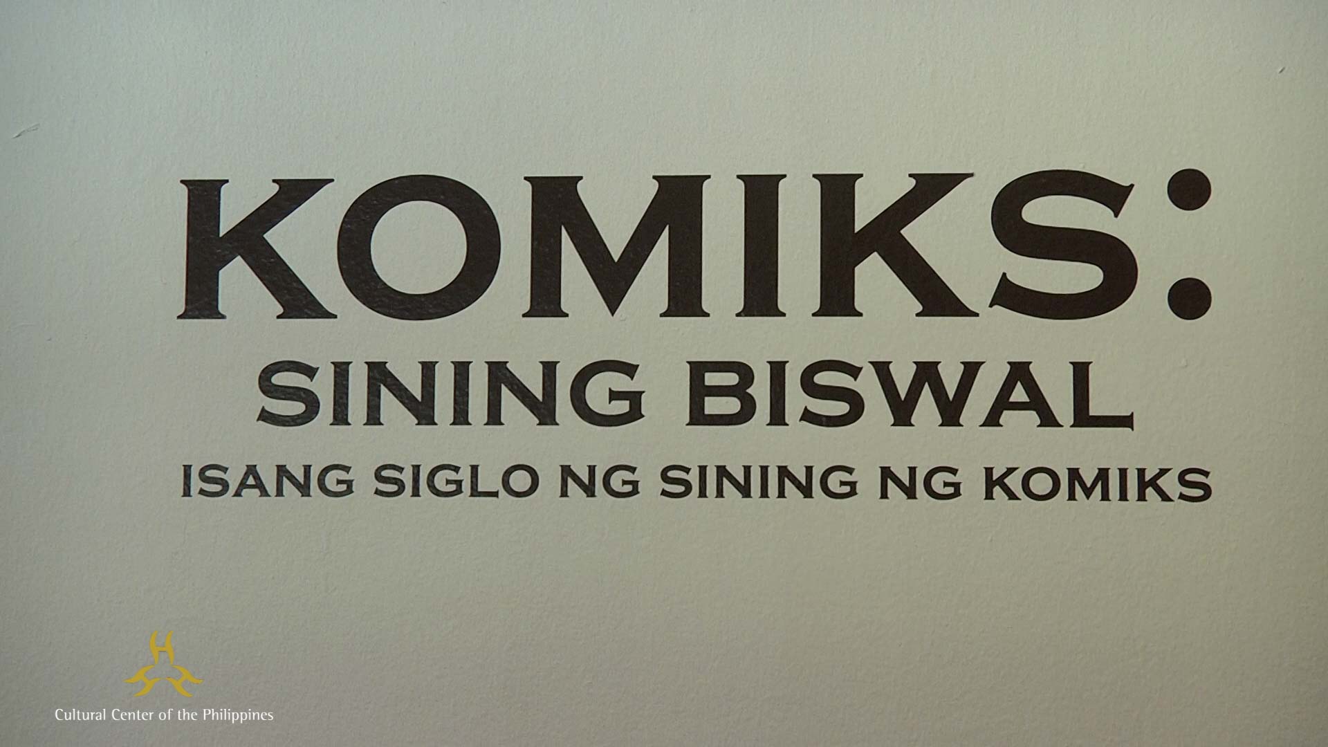 Komiks: Sining Biswal, Isang Siglo ng Sining Ng Komiks Image